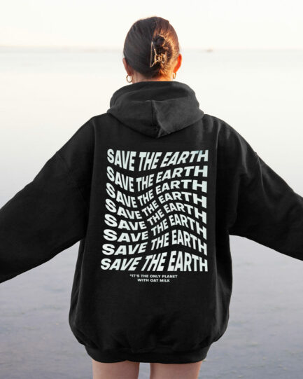 Save The Earth Personalisierter Organic Hoodie
