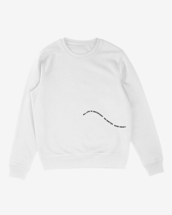all species sweatshirt weiss back