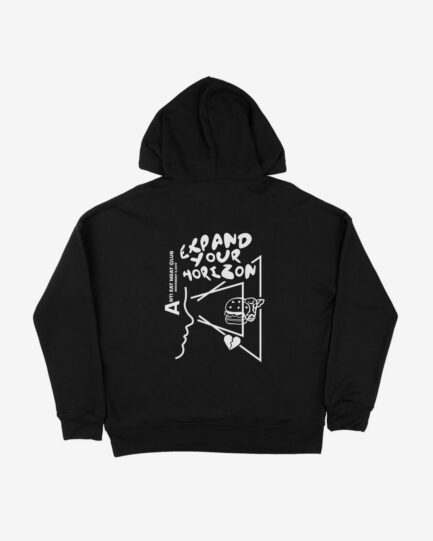 expand you horizon hoodie schwarz