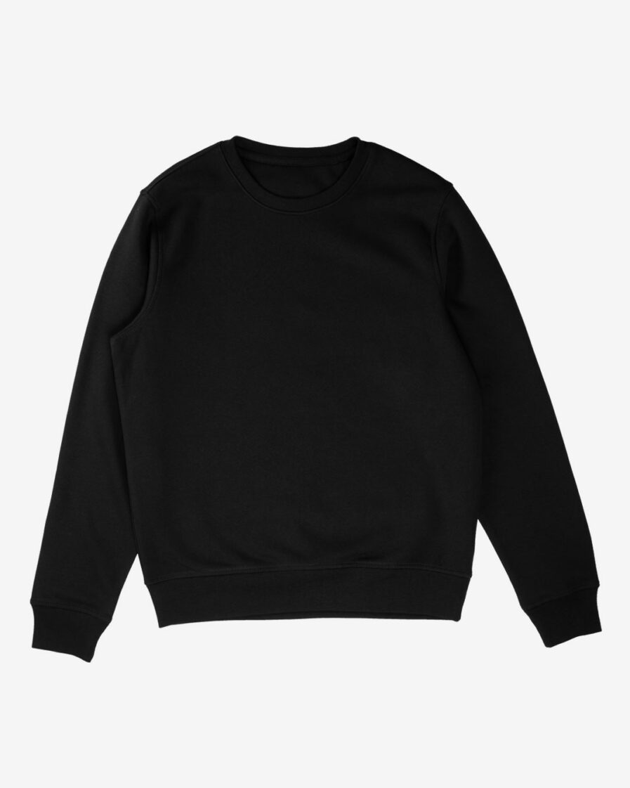 freedom organic sweatshirt schwarz front