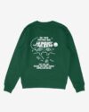 lost humans sweater green back