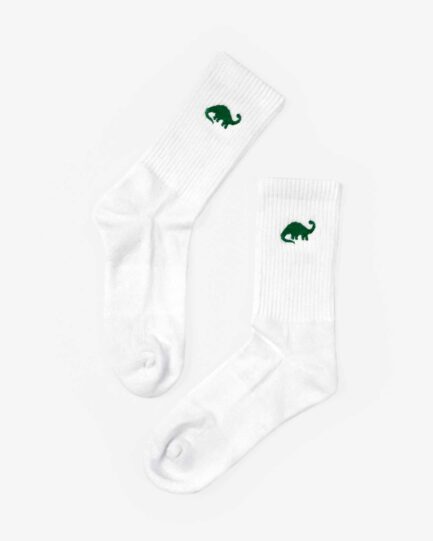 Vegane Dino Socken aus Bio-Baumwolle