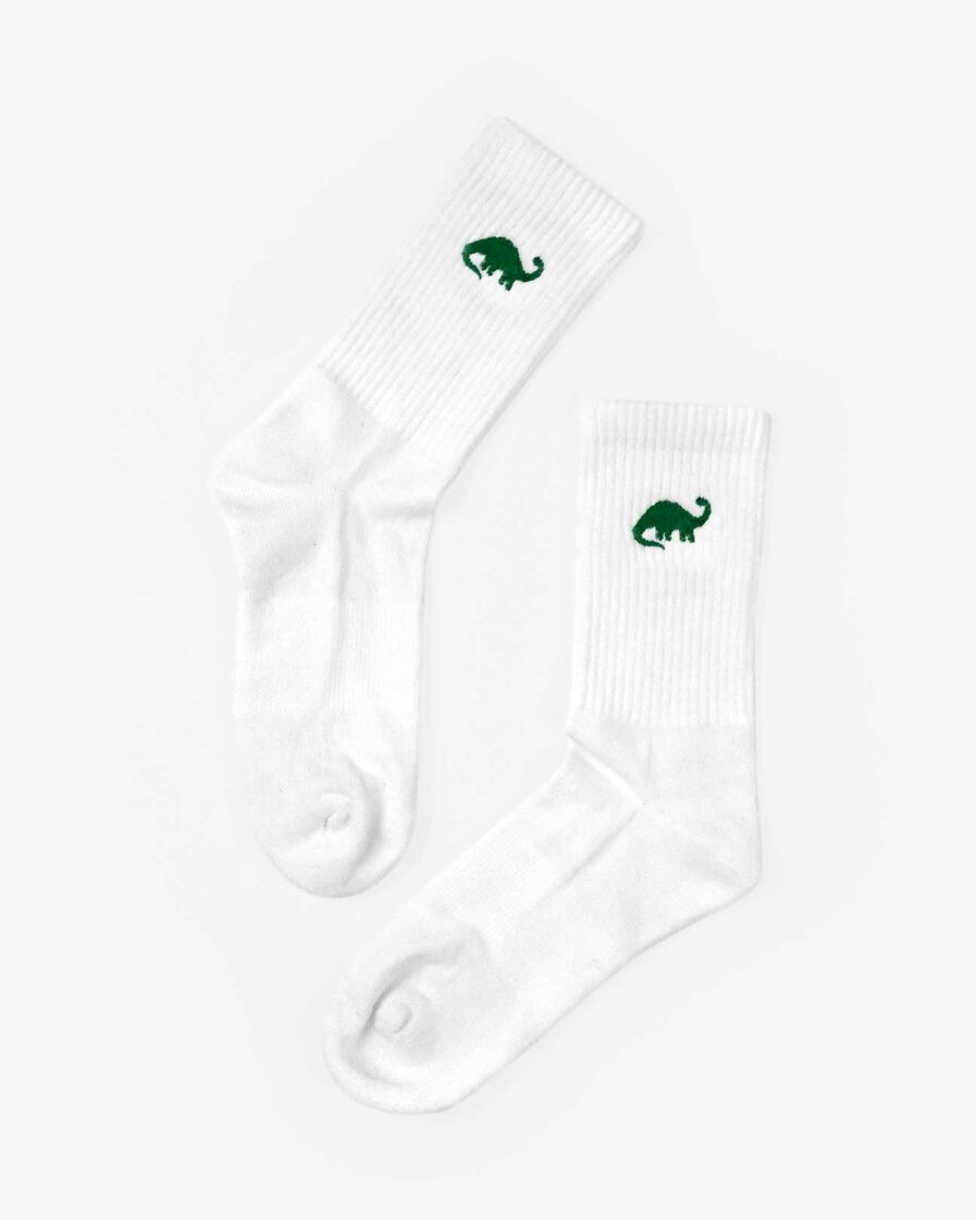 Vegane Dino Socken aus Bio-Baumwolle