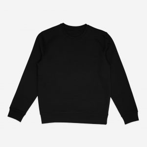 organic-sweatshirt-schwarz-uni-front